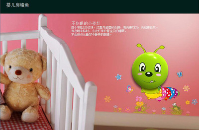 以光绘梦 梦童画墙纸光控小夜灯——为宝宝打造的温馨过道伴侣